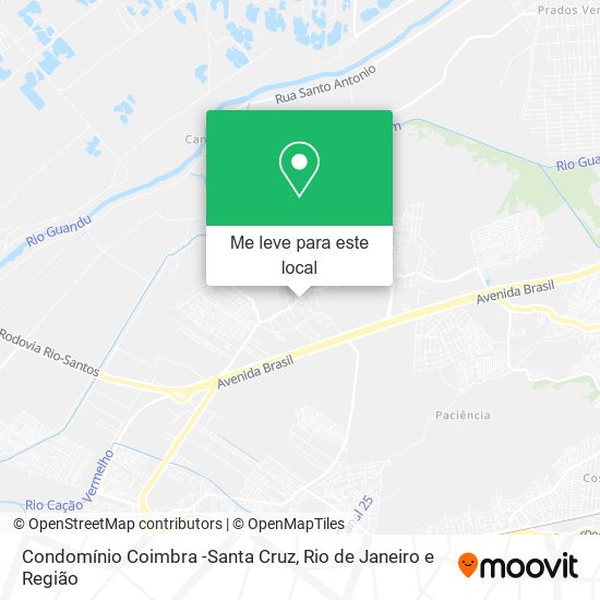 Condomínio Coimbra -Santa Cruz mapa
