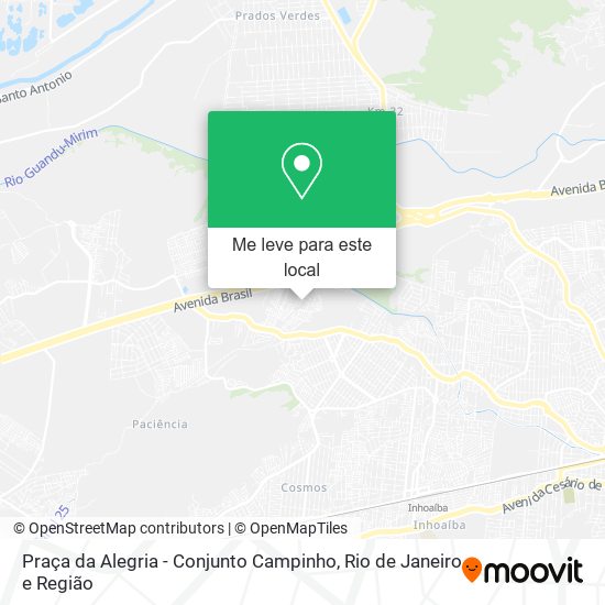 Praça da Alegria - Conjunto Campinho mapa