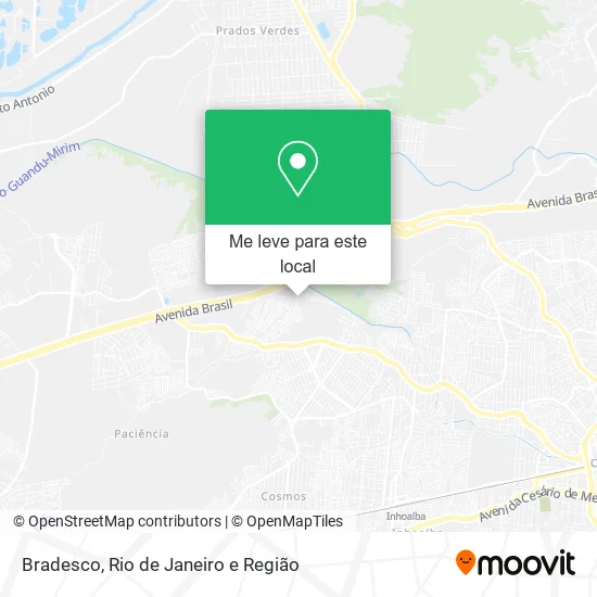 Bradesco mapa