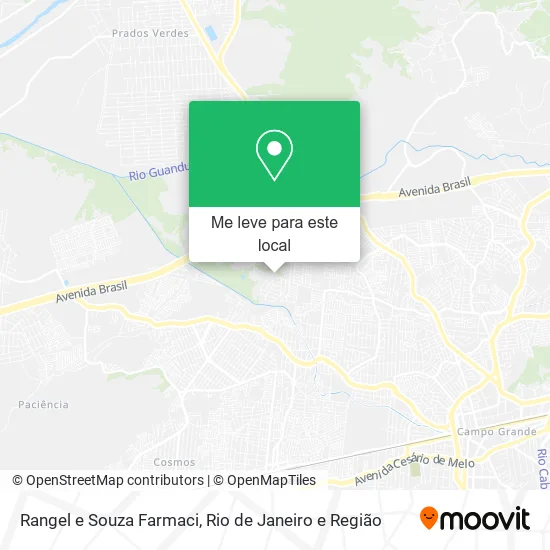 Rangel e Souza Farmaci mapa