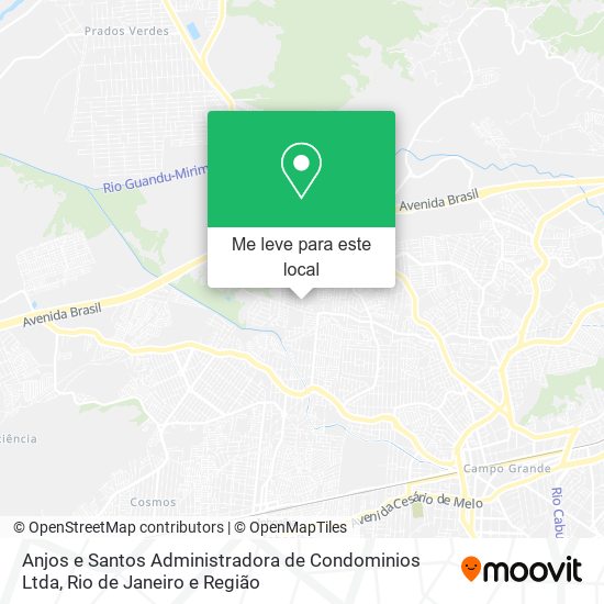 Anjos e Santos Administradora de Condominios Ltda mapa