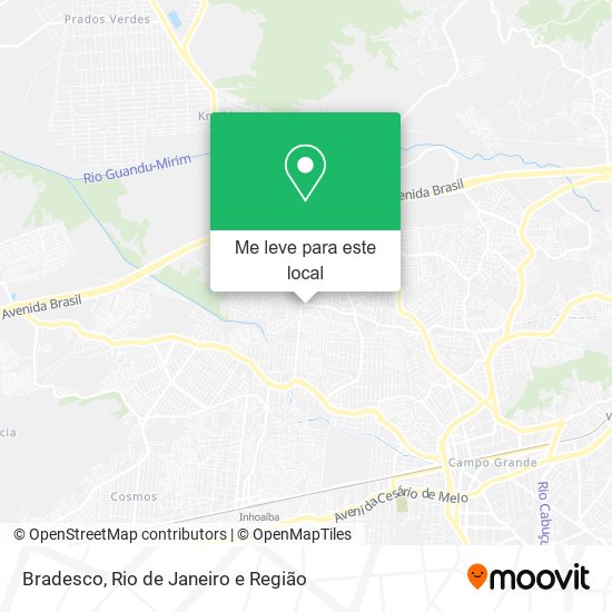 Bradesco mapa
