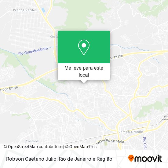 Robson Caetano Julio mapa