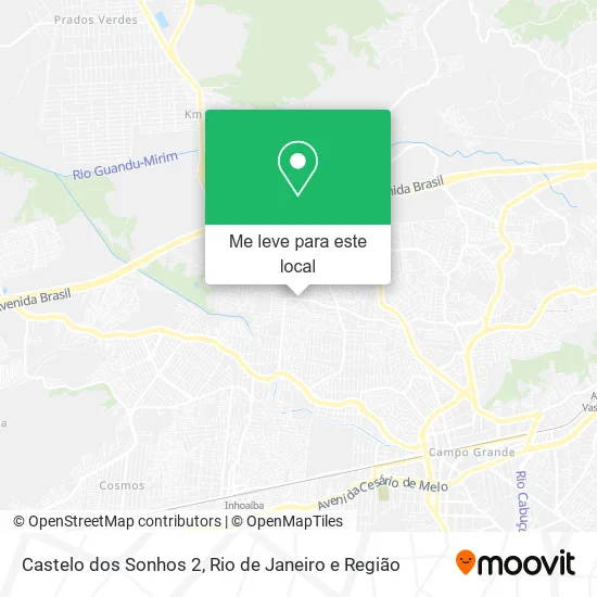 Castelo dos Sonhos 2 mapa