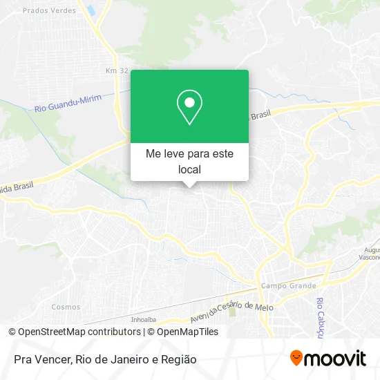 Pra Vencer mapa