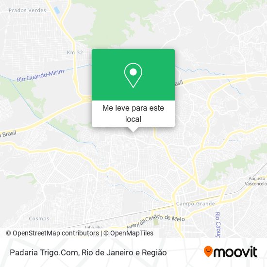 Padaria Trigo.Com mapa