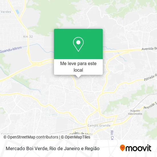 Mercado Boi Verde mapa
