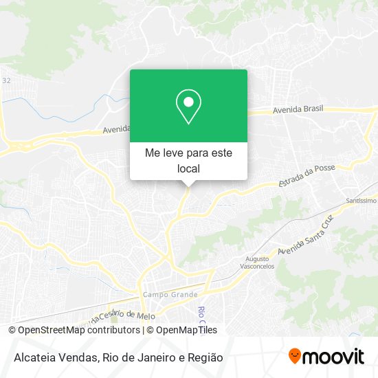 Alcateia Vendas mapa