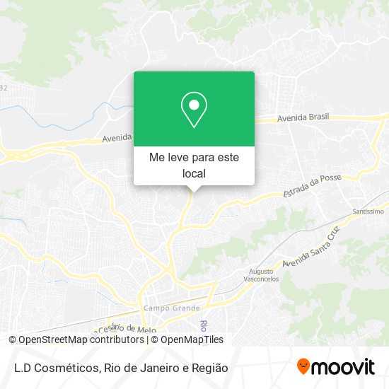 L.D Cosméticos mapa