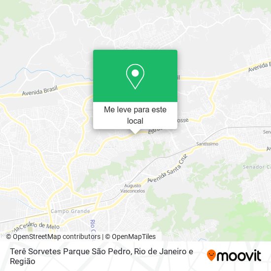 Terê Sorvetes Parque São Pedro mapa