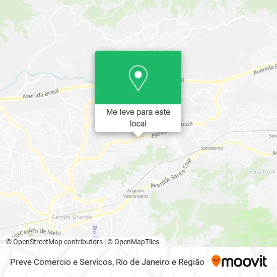Preve Comercio e Servicos mapa