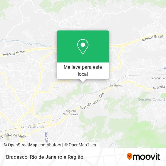 Bradesco mapa