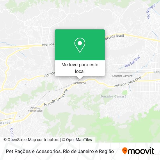 Pet Rações e Acessorios mapa