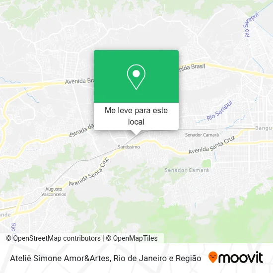 Ateliê Simone Amor&Artes mapa