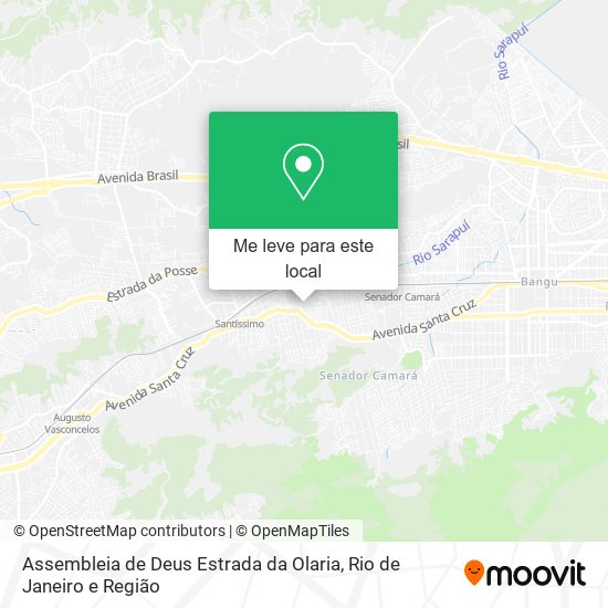 Assembleia de Deus Estrada da Olaria mapa