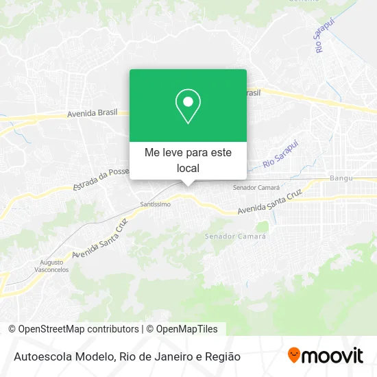 Autoescola Modelo mapa