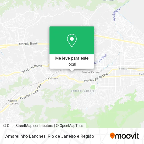 Amarelinho Lanches mapa