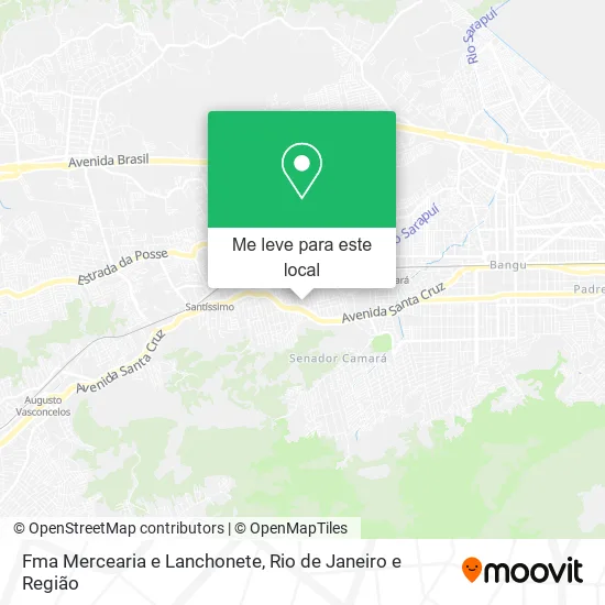 Fma Mercearia e Lanchonete mapa