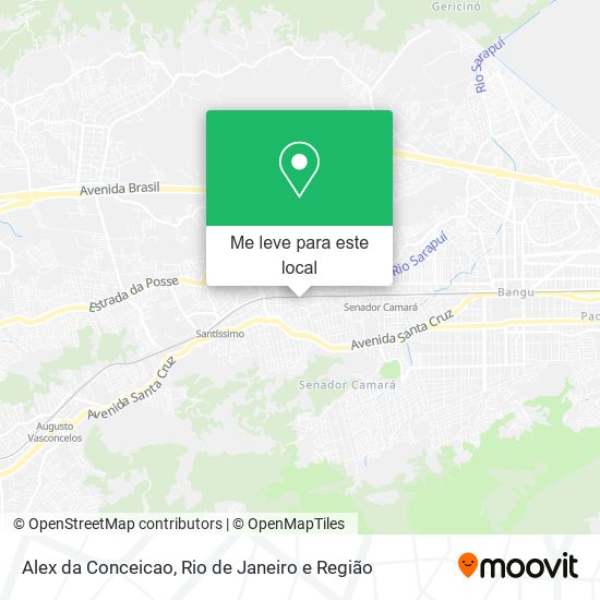 Alex da Conceicao mapa