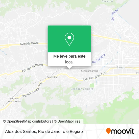 Alda dos Santos mapa
