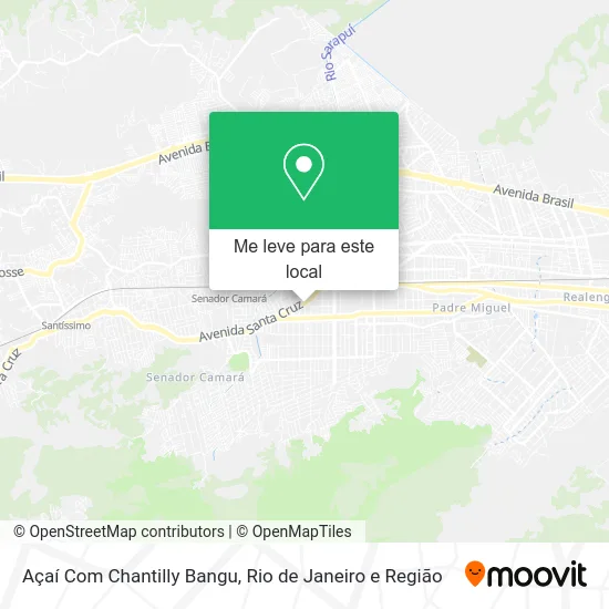 Açaí Com Chantilly Bangu mapa