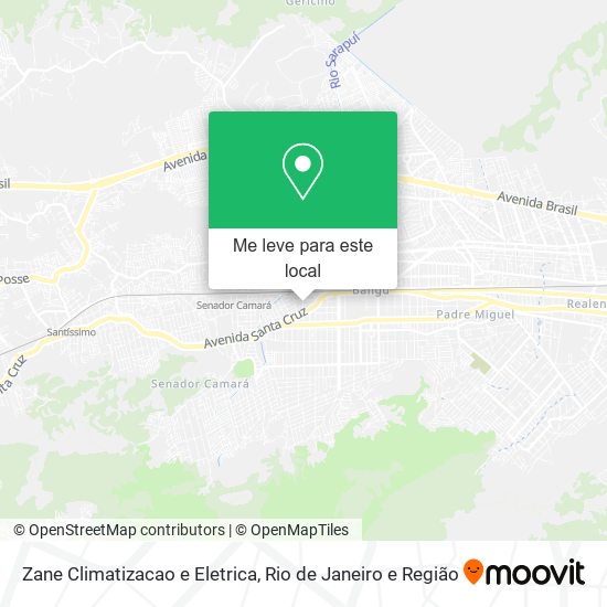 Zane Climatizacao e Eletrica mapa