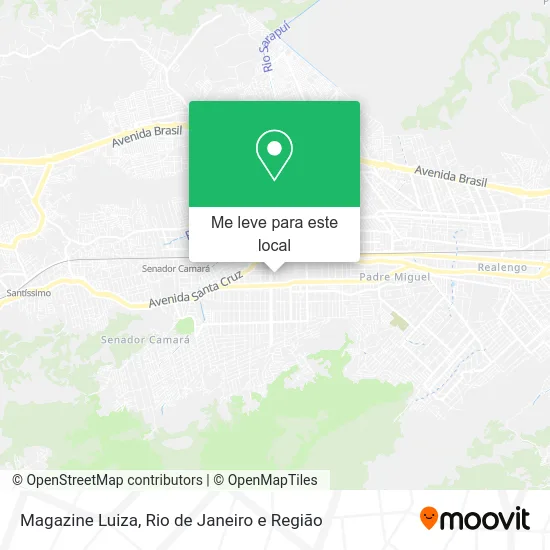 Magazine Luiza mapa