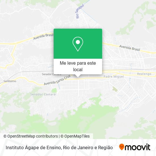 Instituto Ágape de Ensino mapa