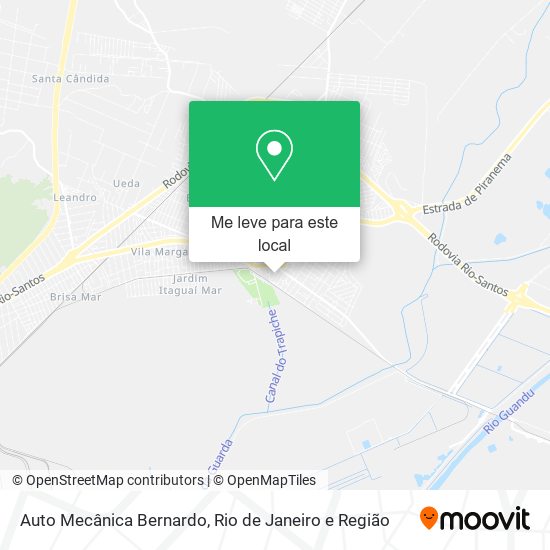 Auto Mecânica Bernardo mapa