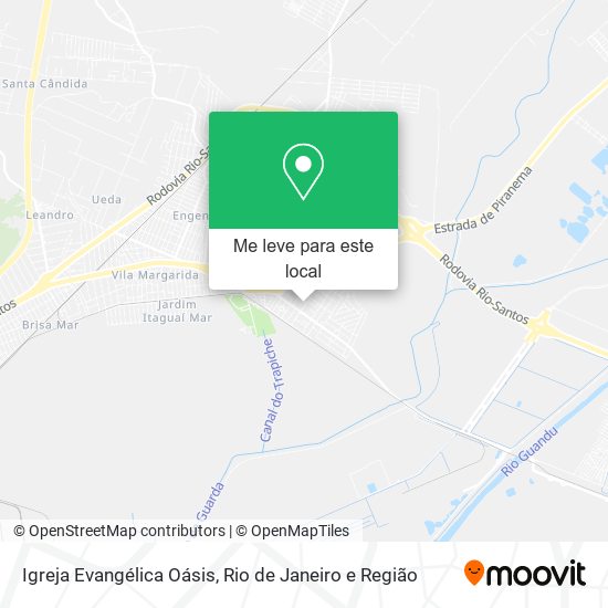 Igreja Evangélica Oásis mapa