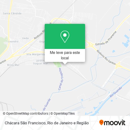 Chácara São Francisco mapa