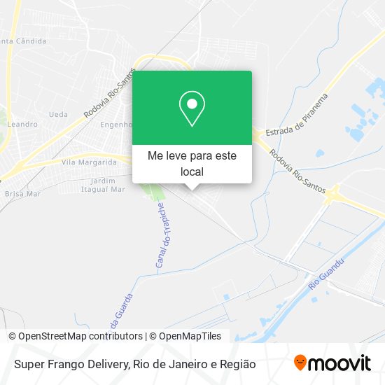 Super Frango Delivery mapa