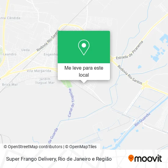 Super Frango Delivery mapa