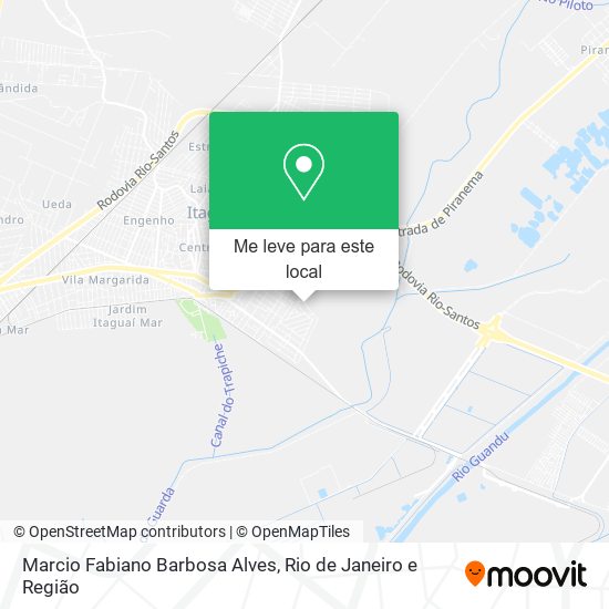 Marcio Fabiano Barbosa Alves mapa