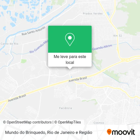 Mundo do Brinquedo mapa