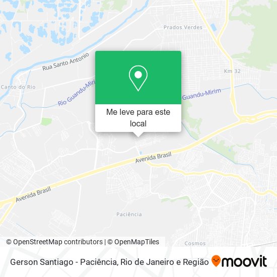 Gerson Santiago - Paciência mapa