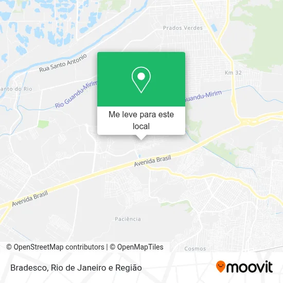 Bradesco mapa