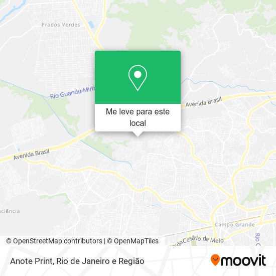 Anote Print mapa
