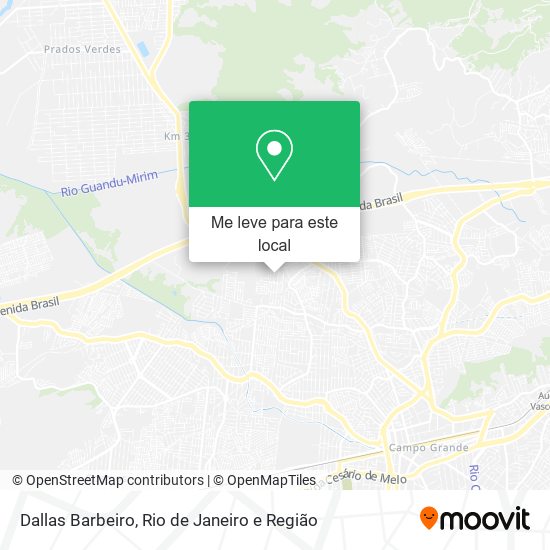 Dallas Barbeiro mapa