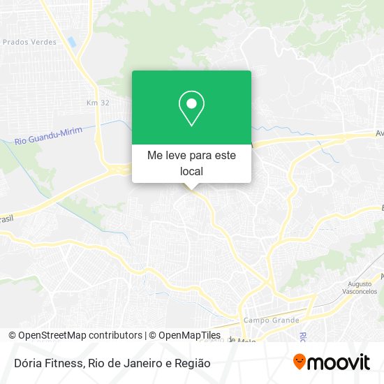 Dória Fitness mapa
