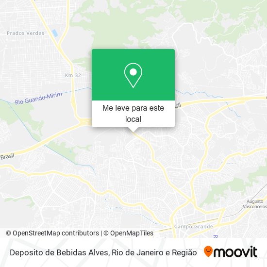 Deposito de Bebidas Alves mapa
