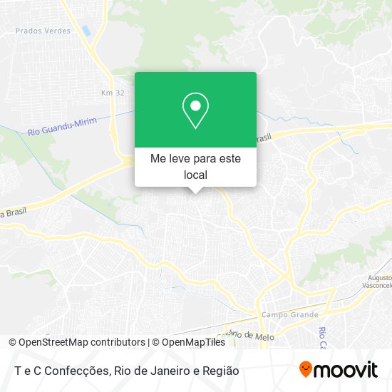 T e C Confecções mapa