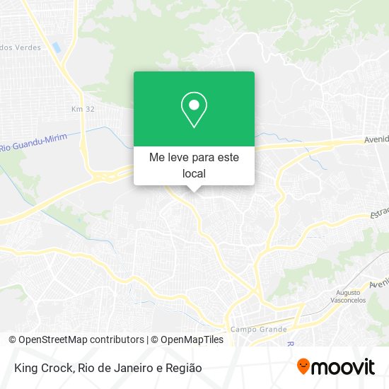 King Crock mapa
