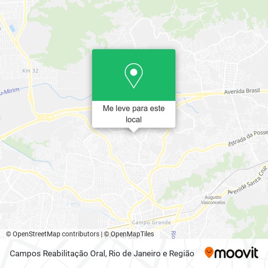 Campos Reabilitação Oral mapa