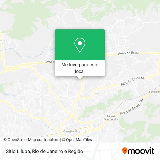 Sítio Lilupa mapa