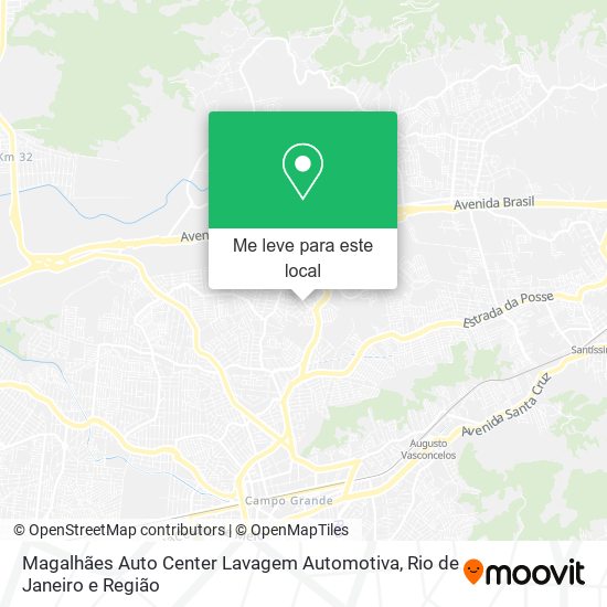 Magalhães Auto Center Lavagem Automotiva mapa