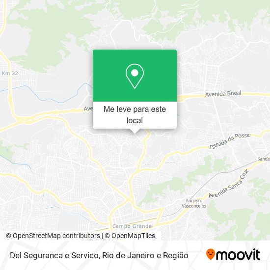 Del Seguranca e Servico mapa