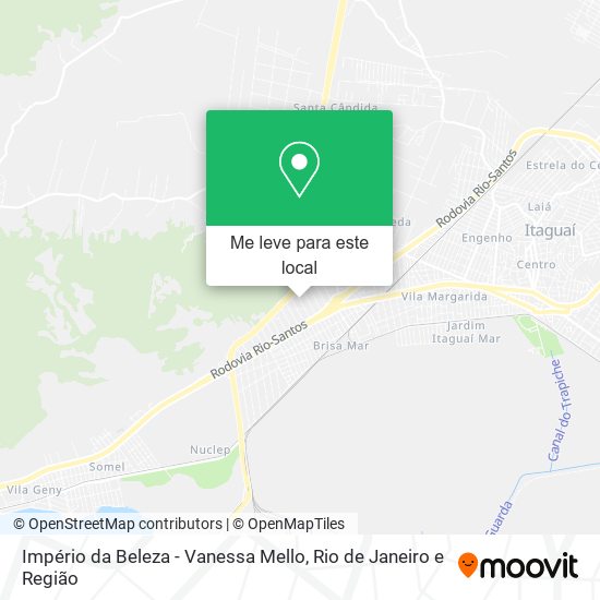 Império da Beleza - Vanessa Mello mapa