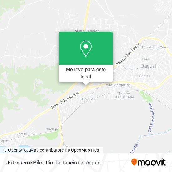 Js Pesca e Bike mapa