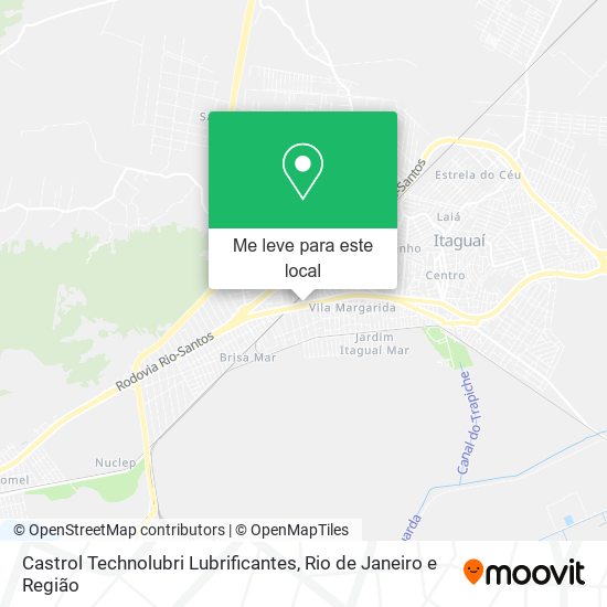 Castrol Technolubri Lubrificantes mapa